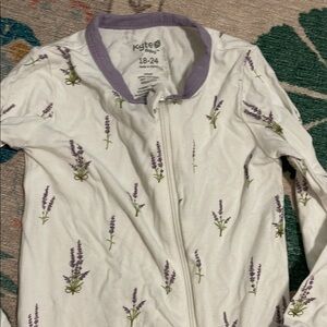 White Floral Baby Jacket